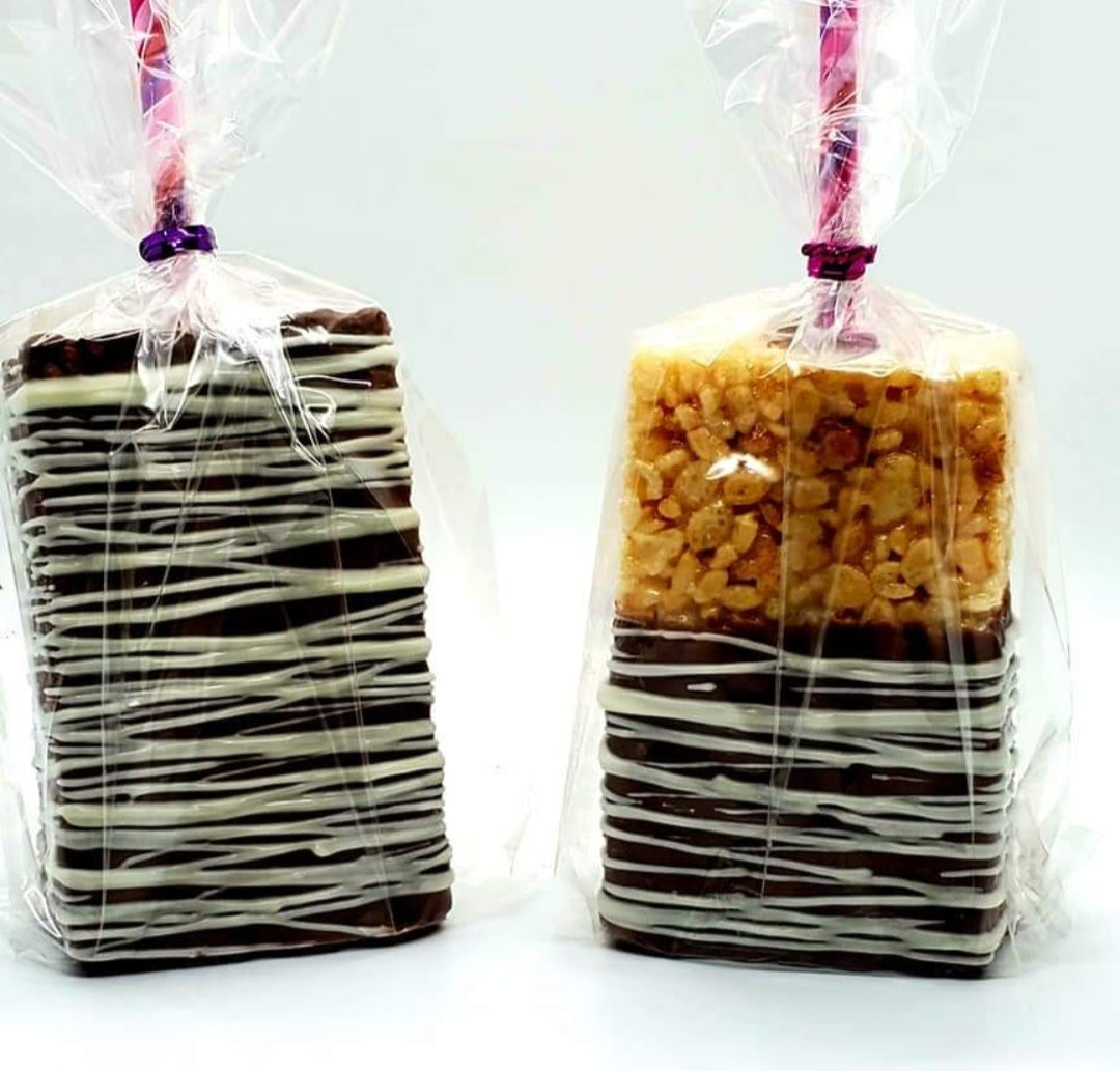 Dipped Rice Krispy Treats