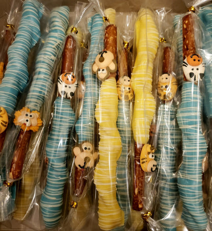 Dipped Pretzel Rods