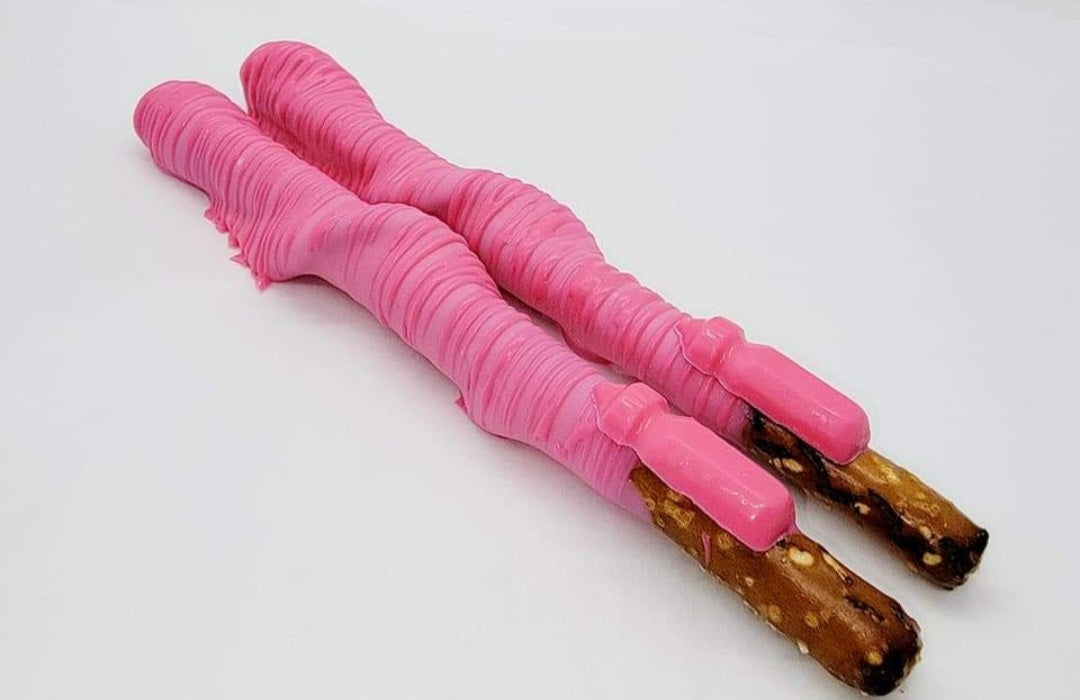 Dipped Pretzel Rods