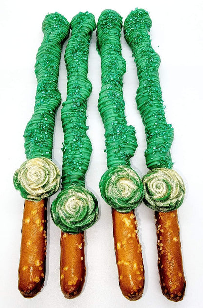 Dipped Pretzel Rods