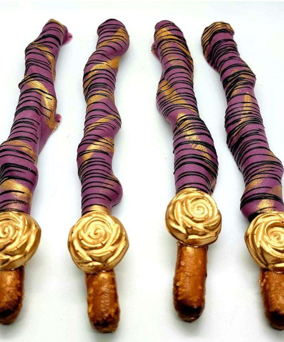 Dipped Pretzel Rods