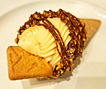 Stuffed Cheesecake/Cream Cheese filled Waffle Cones