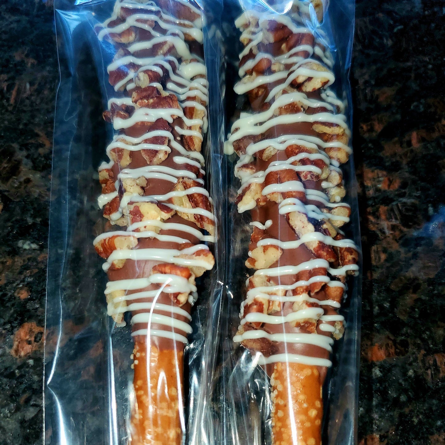 Dipped Pretzel Rods